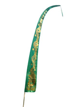 Load image into Gallery viewer, Drachenfahnen-Stoff GOLD DRAGON mit herzförmiger Spitze, Balifahne