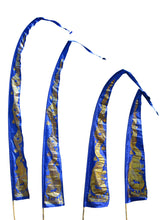 Load image into Gallery viewer, Drachenfahnen-Stoff GOLD DRAGON mit herzförmiger Spitze, Balifahne