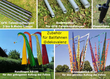 Charger l&#39;image dans la galerie, Drapeaux de Noël NATAL Drapeaux de Noël : Décoration de Noël à l&#39;extérieur, Décoration de jardin de Noël avec des drapeaux de Bali comme drapeau du Père Noël
